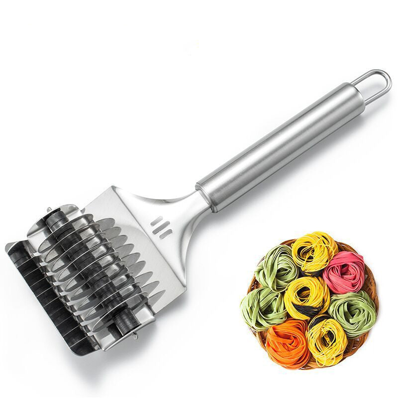 Manual Pasta Cutter Stainless Steel Roller