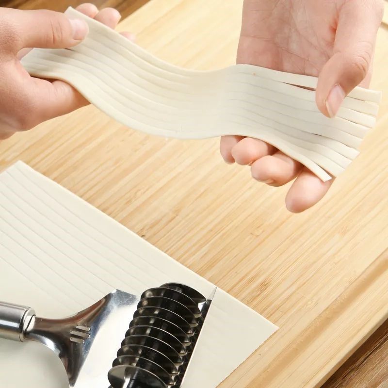 Manual Pasta Cutter Stainless Steel Roller