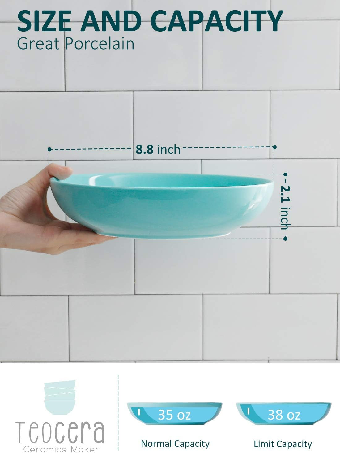 Large Pasta Bowls set