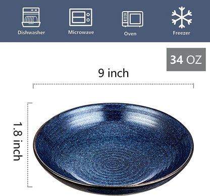 Ceramic Pasta Bowls Set
